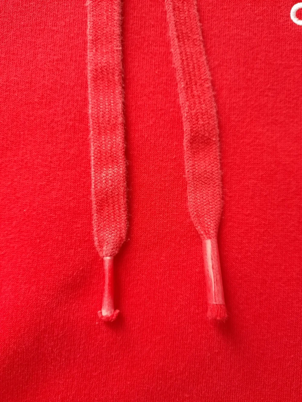 Adidas Men's Red Cotton Blend Hoodie size Small